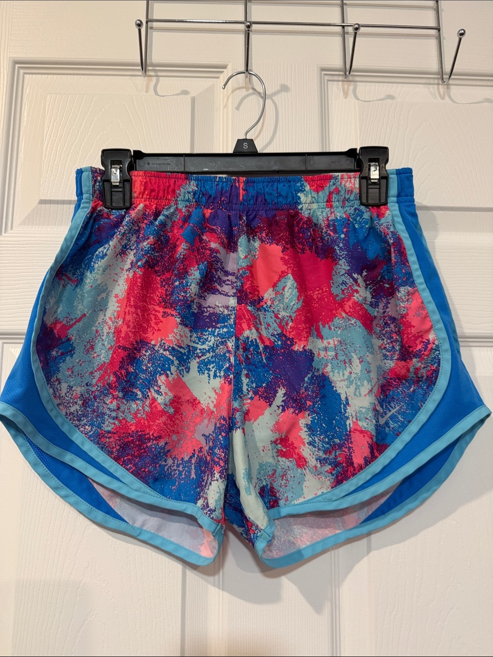 Nike Women’s Athletic Shorts in Blue, Pink & Teal